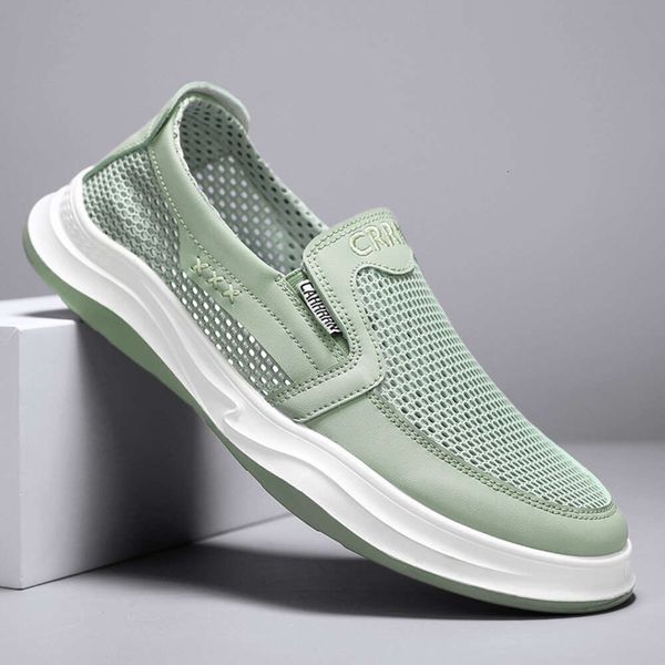Ddmyoutdoor New Board Spring Summer Casual Large Mesh Ollow One Step Lazy Breathable Work Shoes OUTDOOR