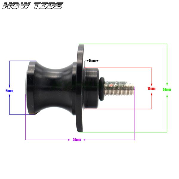 Motorcycle CNC Aluminum Swingarm Spools Slider Stand Screws For HONDA VFR800 F-X VFR750 VFR1200X CBF1000 VTR1000F -FIRESTORM