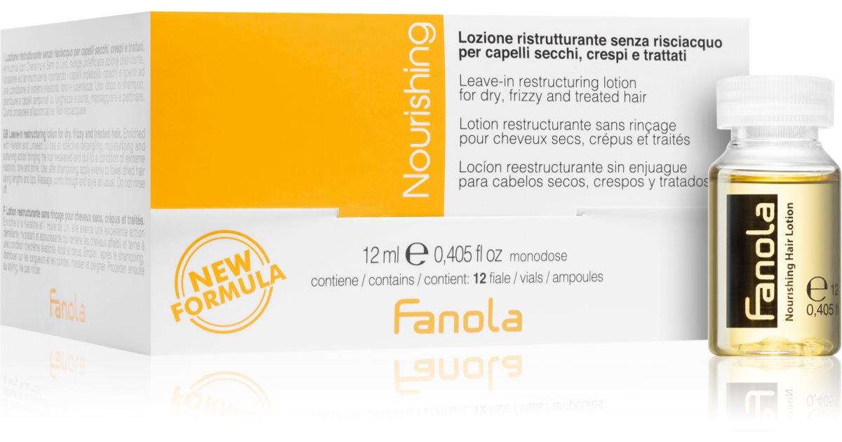Fanola Nutri Care hetteglass 12x12 ml
