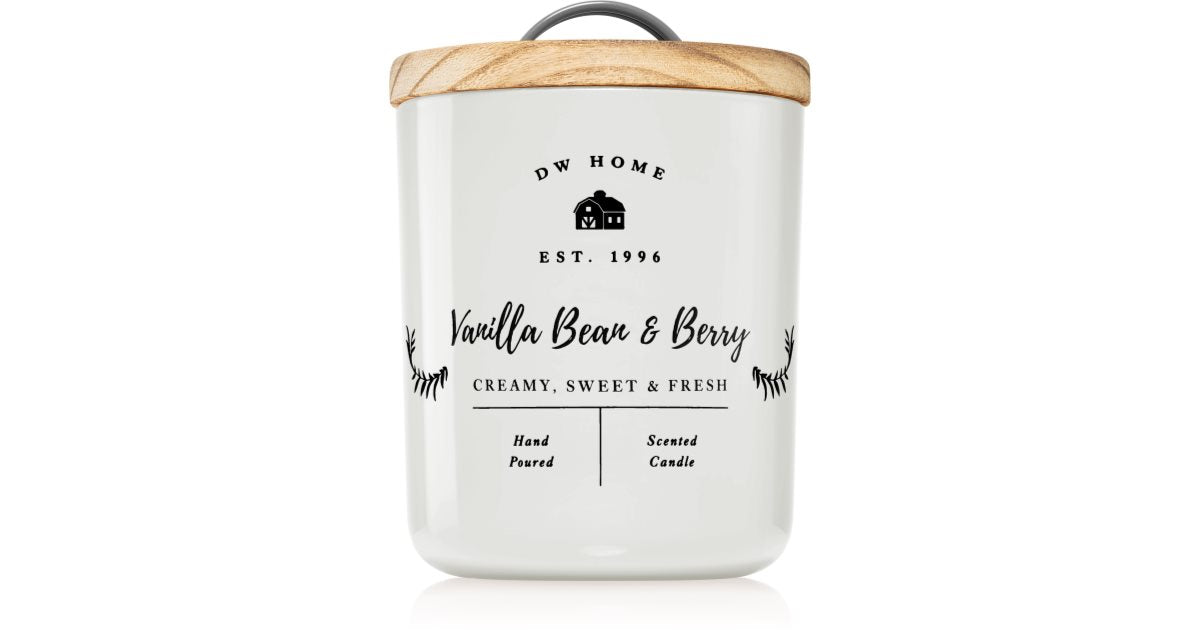DW Home Farmhouse Duftkerze mit Vanilleschote und Beeren, 255 g