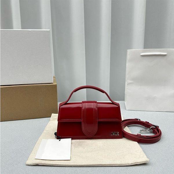 Handbag Designer shoulder red bag Woman Bambino purse Messenger Tote bags Patent leather crossbody clutch fashion Dinner Valentines Day hand