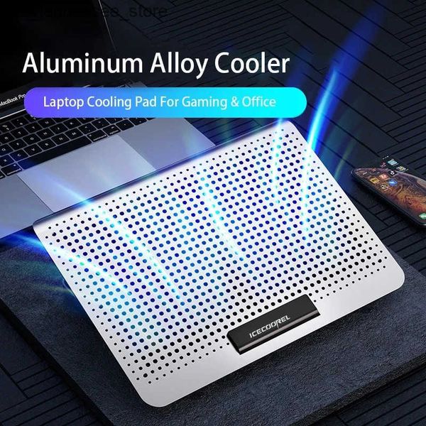 Laptop Cooling Pads Aluminum Alloy Laptop Cooler Stand Gaming Laptop Cooling Fan Laptop Cooling Pad 11 13 17 Inch Notebook Radiator Stand fo