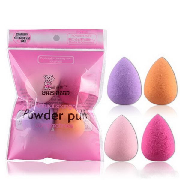 makeup sponge puff Mini Foundation Sponges Puffs Set Gourd Waterdrop Powder Liquid Cream Blender Smooth Makeup Tool 4pcs in One Package