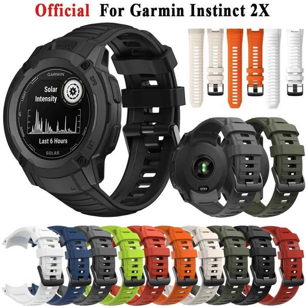 High Quality Gin Instinct 2X Solar Silicone Strap - Tactical Wahband Replacement Instinct 2X Strap Accessories O241115