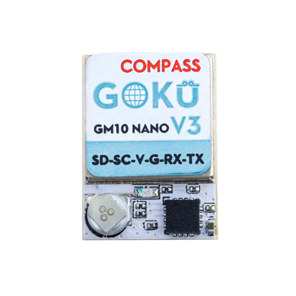 2PCS Flywoo GOKU GM10 Nano V3 GPS Module M10050 Latest Chip with Compass Support Betaflight INAV for RC Airplane FPV Rac