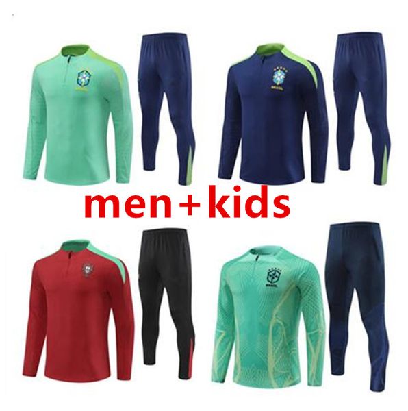 24-25 world brazil tracksuit soccer jersey G.JESUS COUTINHO brasil Camiseta de futbol RICHARLISON 23 24 Brazil football shirt maillot kids k