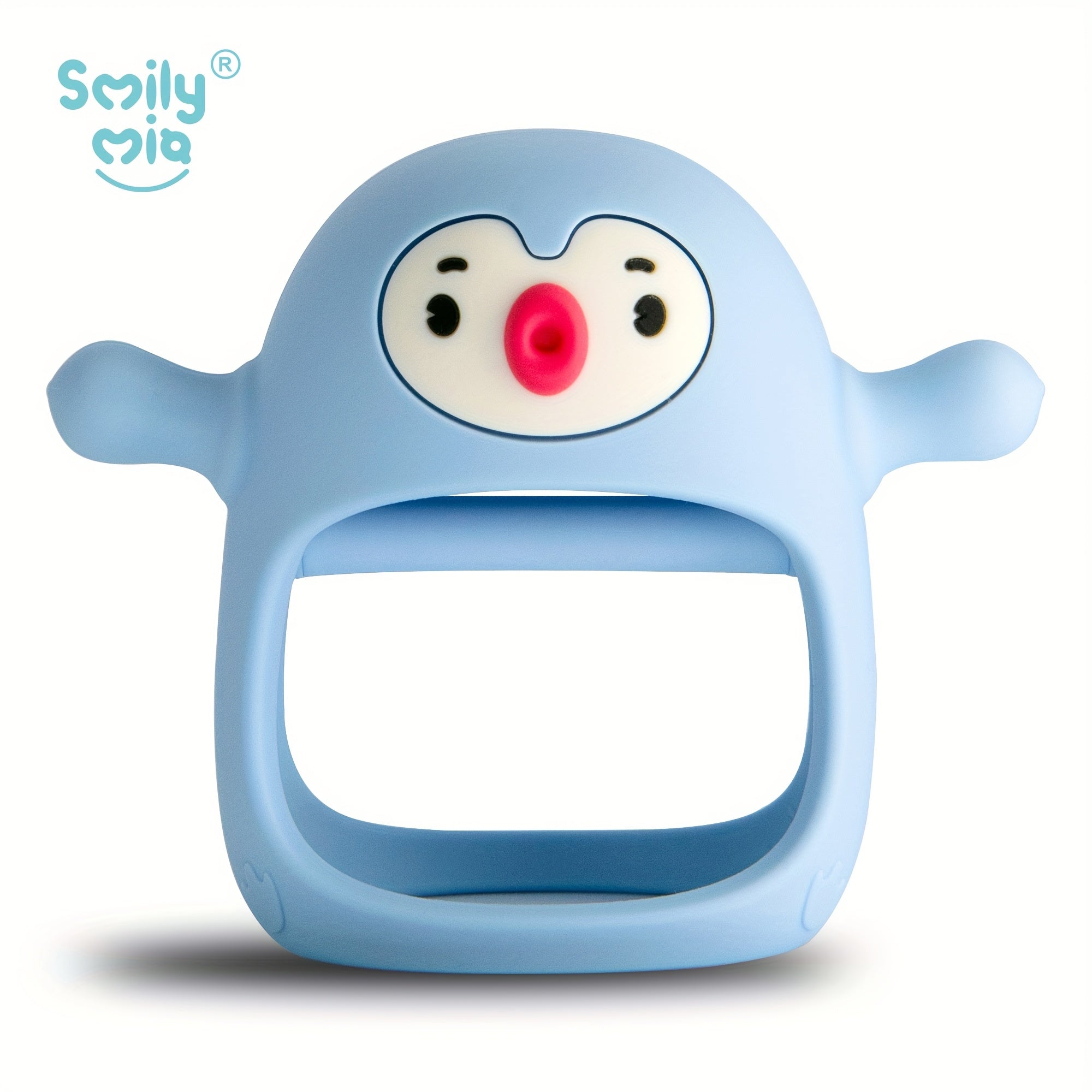 TEMU Mia Baby Teething Toys - Bpa-free Silicone Teething Mittens For 0-6 Months, Never Drop Grip, Dishwasher Teether For Breast-fed Babies & Infants