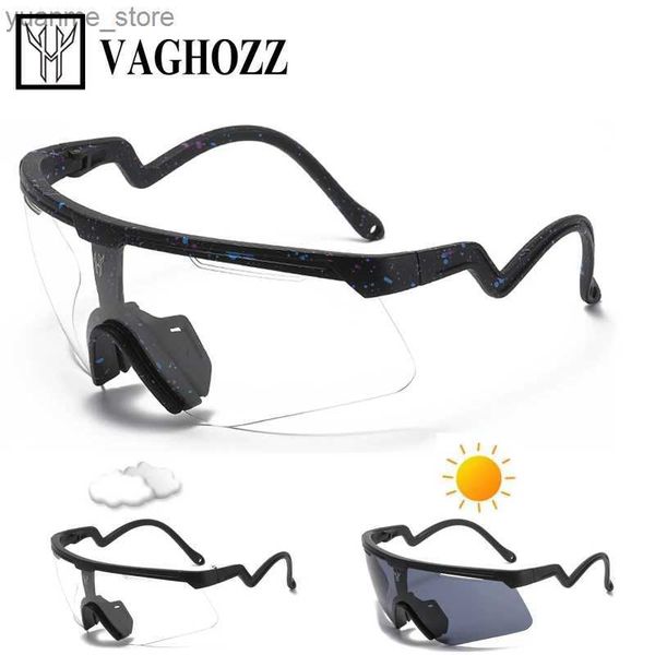 Outdoor Eyewear VAGHOZZ BRAND Photochromic Cycling Glasses Men Women Outdoor Sport Sunglasses Bike Bicycle Eyewear Fishing Hiking Goggles Y2