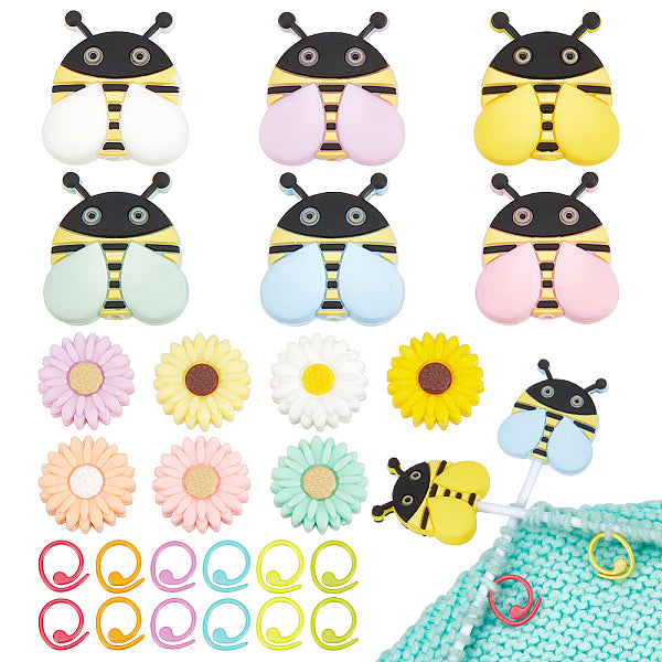 Daisy & Bee Silikon-Stricknadelstopper