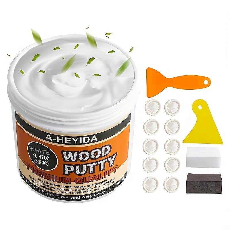 TEMU Professional 3pcs Wood Repair Kit - Quick Drying Flexible Crack Prevention Easy Application Of Solid Wood- Composite Board- Furniture - Father's