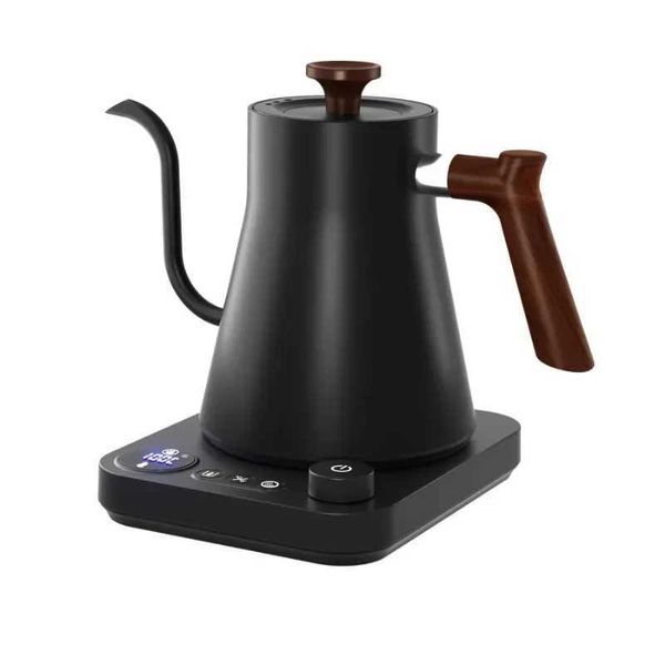 1000W electric gooseneck kettle manual brewing coffee pot intelligent tea pot with temperature control fast heating kettle 110V-220V Y240924
