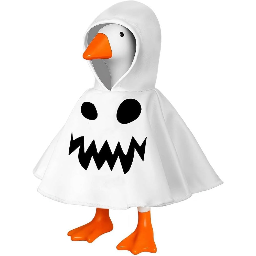TEMU 7 Inch Mini Goose Costume - Hoodie, Halloween Mini Desktop Goose Costume For Home Office Desk Goose Decoration, Interior Decor Supplies,