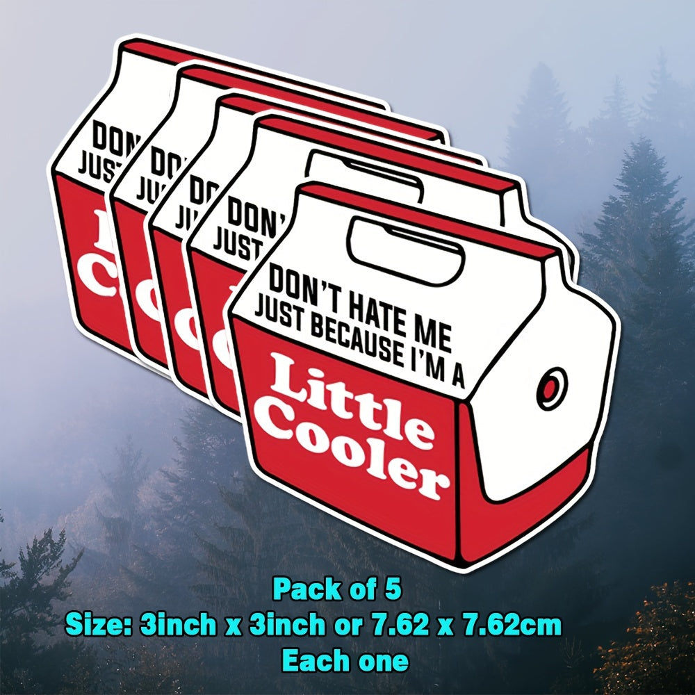 TEMU (5pcs) Me I'm , Funny Sticker, Cool, Funny Laptop Decal Water Bottle Sticker, Me