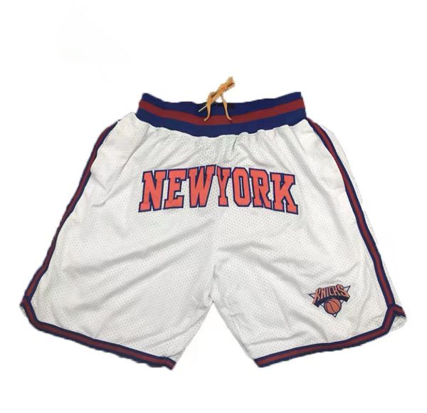 Jalen Brunson Ed Just Don Basketball Shorts Hip Pop Summer Pant with Pockets Zipper Sweatpants Sportwear Breathable Gym Training Beach Short