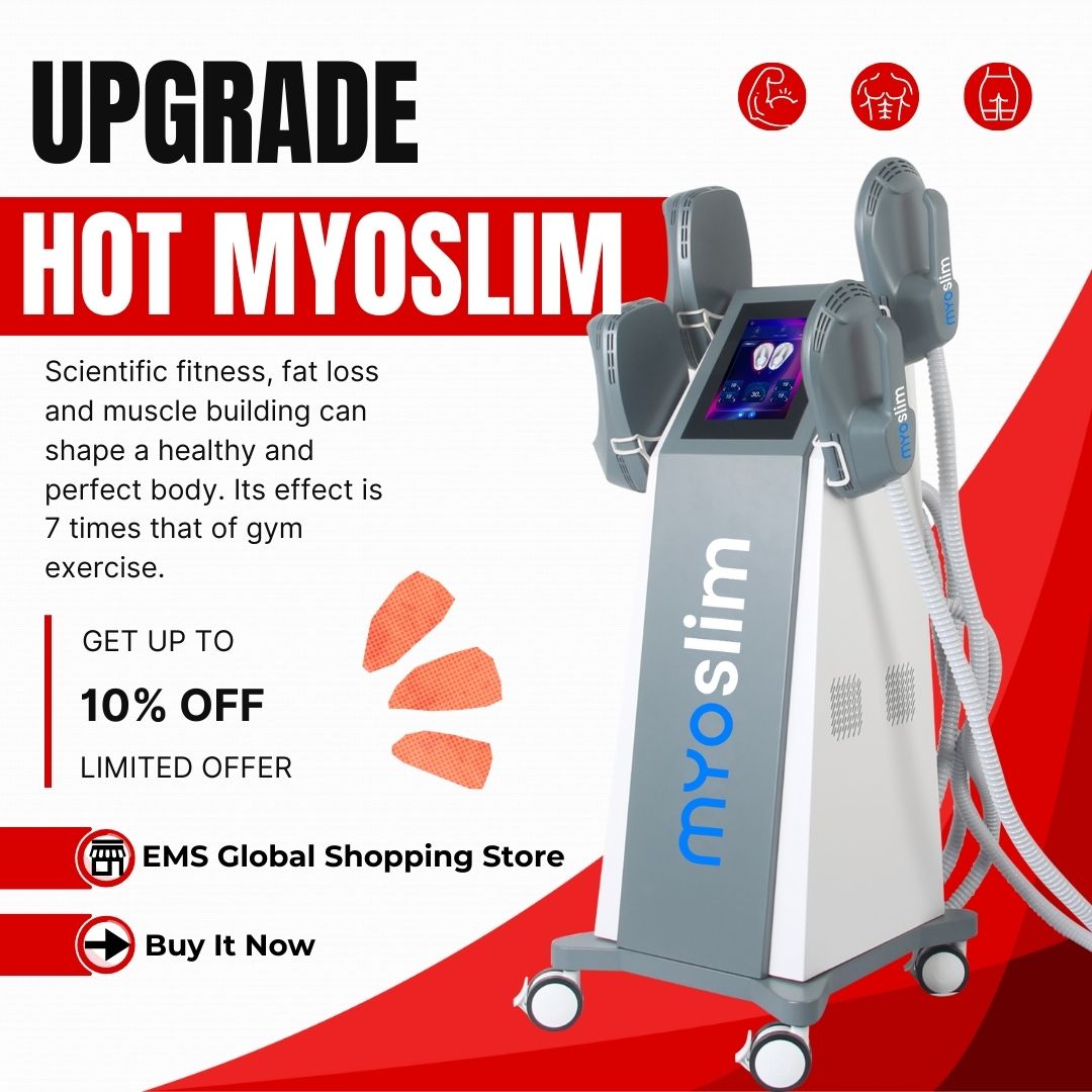 Ems Neo Electromagnetic Stimulate Sculpting Muscle Machine Nova MYOSlim RF Body Slimming Reduce fat Build Muscles Machines Suitable for Spas
