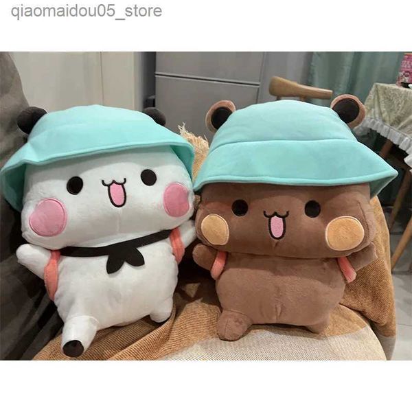 Plush Dolls New Bubu And Dudu Panda Cute Cartoon Bear Kawaii Doll Stuffed Soft Pillow Toy Childrens Day Gifts For Kids Anime Q0625
