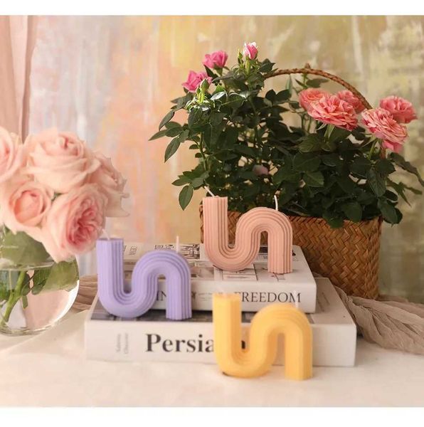 New Arrival Norwegian style handmade home decoration candles exquisite room decoration aromatic candles birthday gifts for guests candles Z2