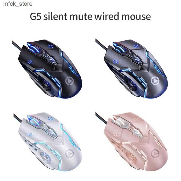 Clearance All Kinds of X5 G21 Black White Mice Wired 4800DPI 2400DPI 1600DPI Random Gaming Mouse J241220 J2252