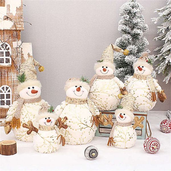 Snowman Cartoon Dolls Plush Large Cm Home Xmas Tree Decoration Shopping Mall El Window Christmas Ornaments