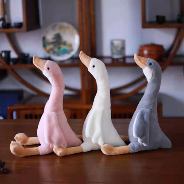 40CM Long Neck Goose Stuffed Plush Doll Cute Soft Plushie Animals Toys For Kids Baby Children Birthday Gifts Z250107