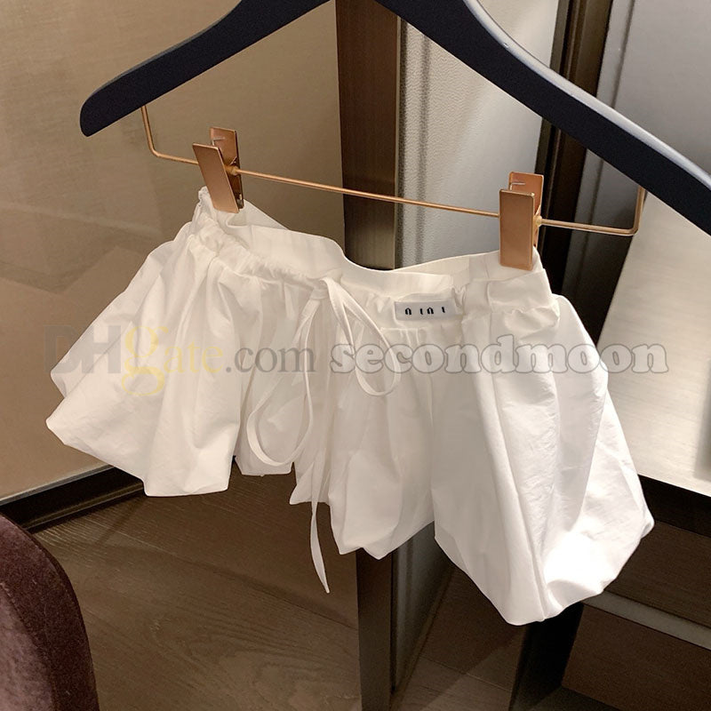 Elastic Waist Skirt Women Designer Mini Skirts Spring Summer Breathable Skirt Solid Color Skirts