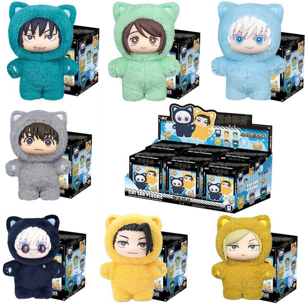 HOT Genuine Kawaii Jujutsu Kaisen 2 Cat Ear Plushie Series Blind Box Mystery Box Anime Toy Room Decoration Collect Festvial Gift L250922UZOW