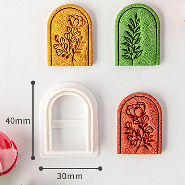 Plastic Clay Pressed Molds Set
