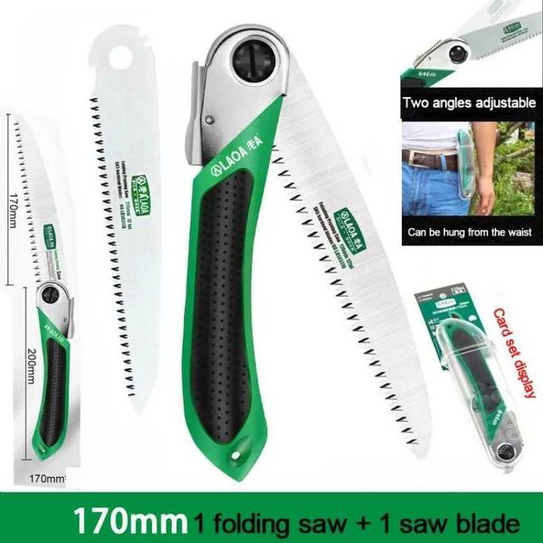 Pruning pliers LAOA Garden Saw Pruner Secateurs Pruning SK5 Gardening Serra Camping Saws Foldable Sharp Tooth DIY Woodworking Hand Tool S241
