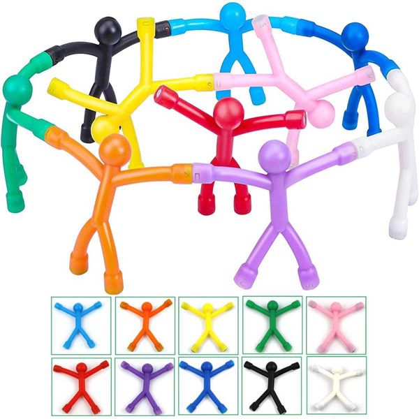 Refrigerator Magnet Men Cute Humanoid Toys Solid Colorf People Magnets For Kids and Adts Whiteboard LockerT250116