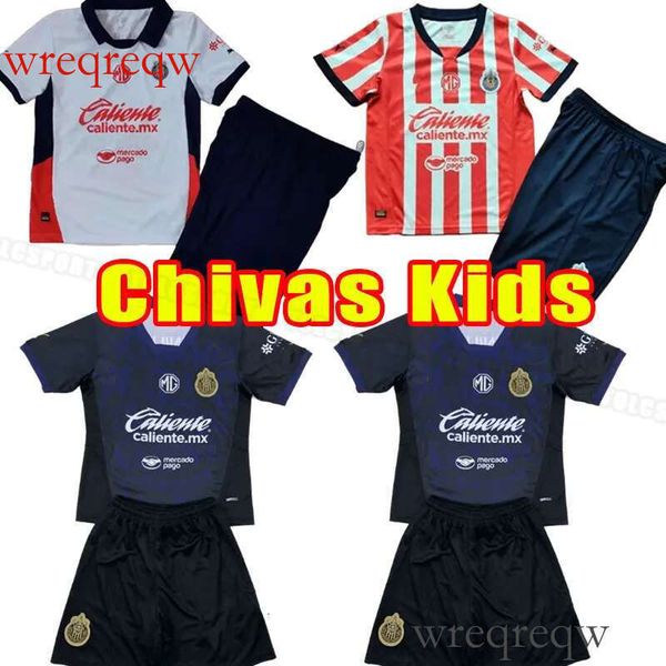 24 25 Chivas e Guaalara Soccer Jerseys 2024 2025 LIGA MX I. BRIZUELA A. VEGA J. SANCHEZ S. RES men kis kit football shirts F. BELTRAN GONZAL