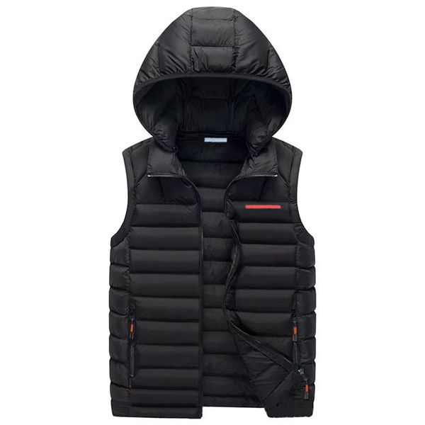 Fashion Puffer Vest Designer Vest Body Warmer Jacket Men Designer Stand Collar Zipper Button Letters Embroidery Casual Slim Casual Winter Me