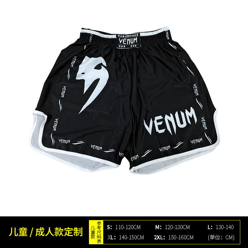 Brand Venum Designer Short Men&#039;s Shorts Venum Pants Men&#039;s Boxing Tight Fitting Quick Drying Venum Short Clothes Thai Boxing Short Sleeved