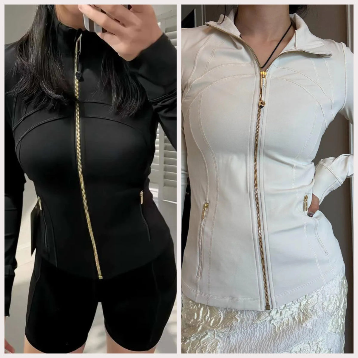 10A Yoga Set Gym Short skirt set Jacket leggings Activewear Yoga Jacket Workout Elastic Waist Fitness Sweatshirt Zip pants df jakets