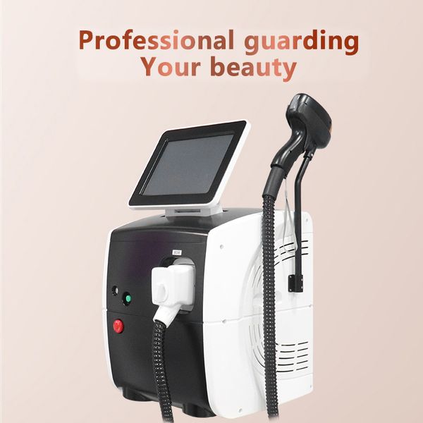 Hot Sales 808 Hair Removal Pigment Corrector Diode Laser Non-invasive Depilation Skin Tightening Salon with Big Touch Screen Logo Customized