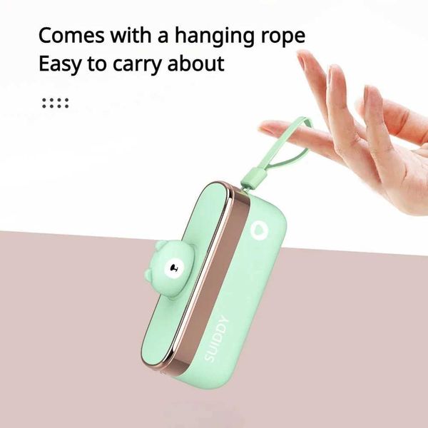 Hot Sale Kawaii Capsule Power Bank Mini Portable Fast Charging PD Emergency Mobile Power Ply Suitable for Female iPhone T241026