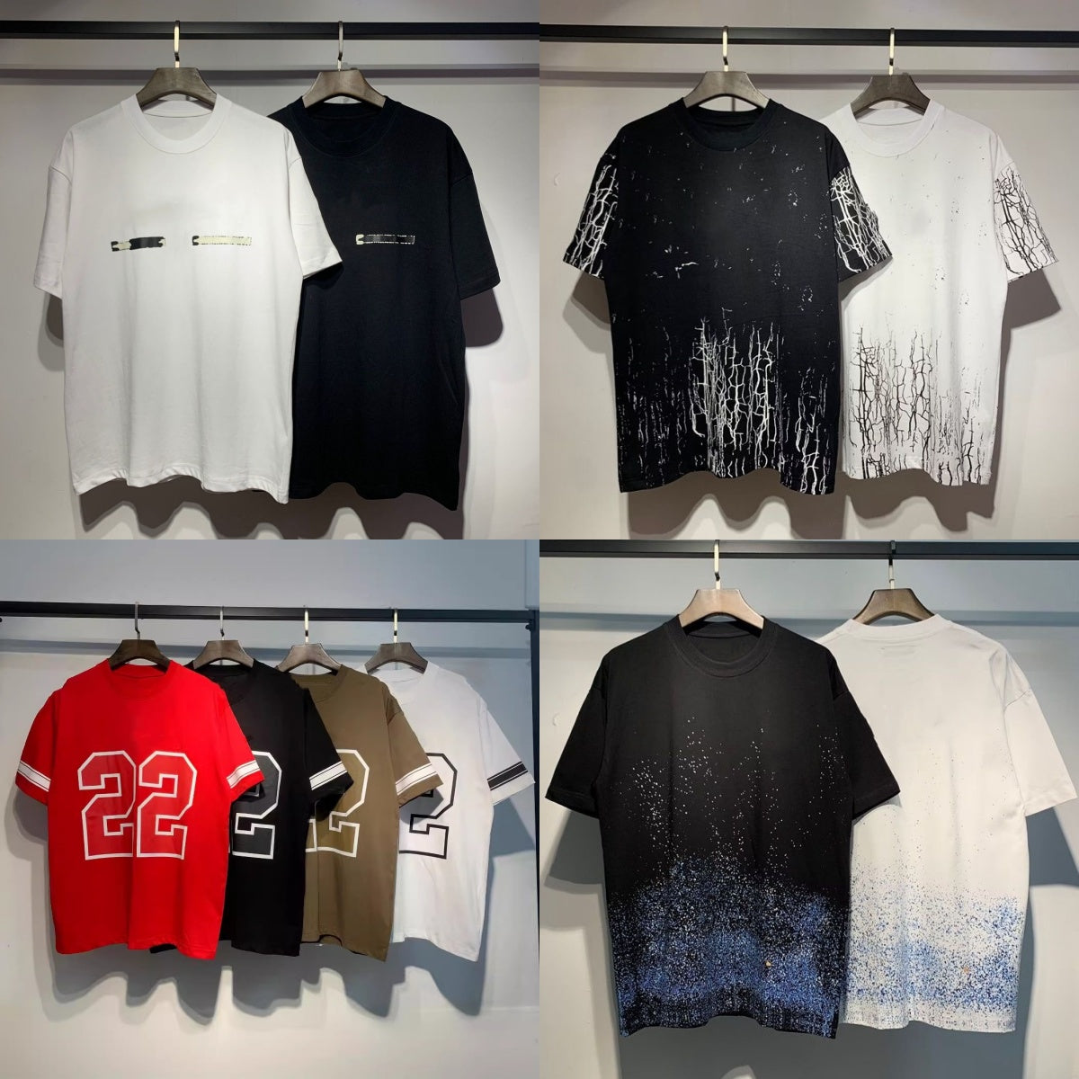 shirts luxury designer t shirt graphic tee shirt shirts for men designer short sleeves US size S-XL wholesale 2 pieces 5% discount mens t shirt desi