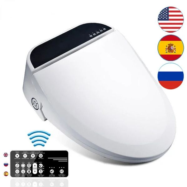 Smart Toilet Seat Cover Electronic Bidet Clean and Dry Heating Wc Intelligent 241211