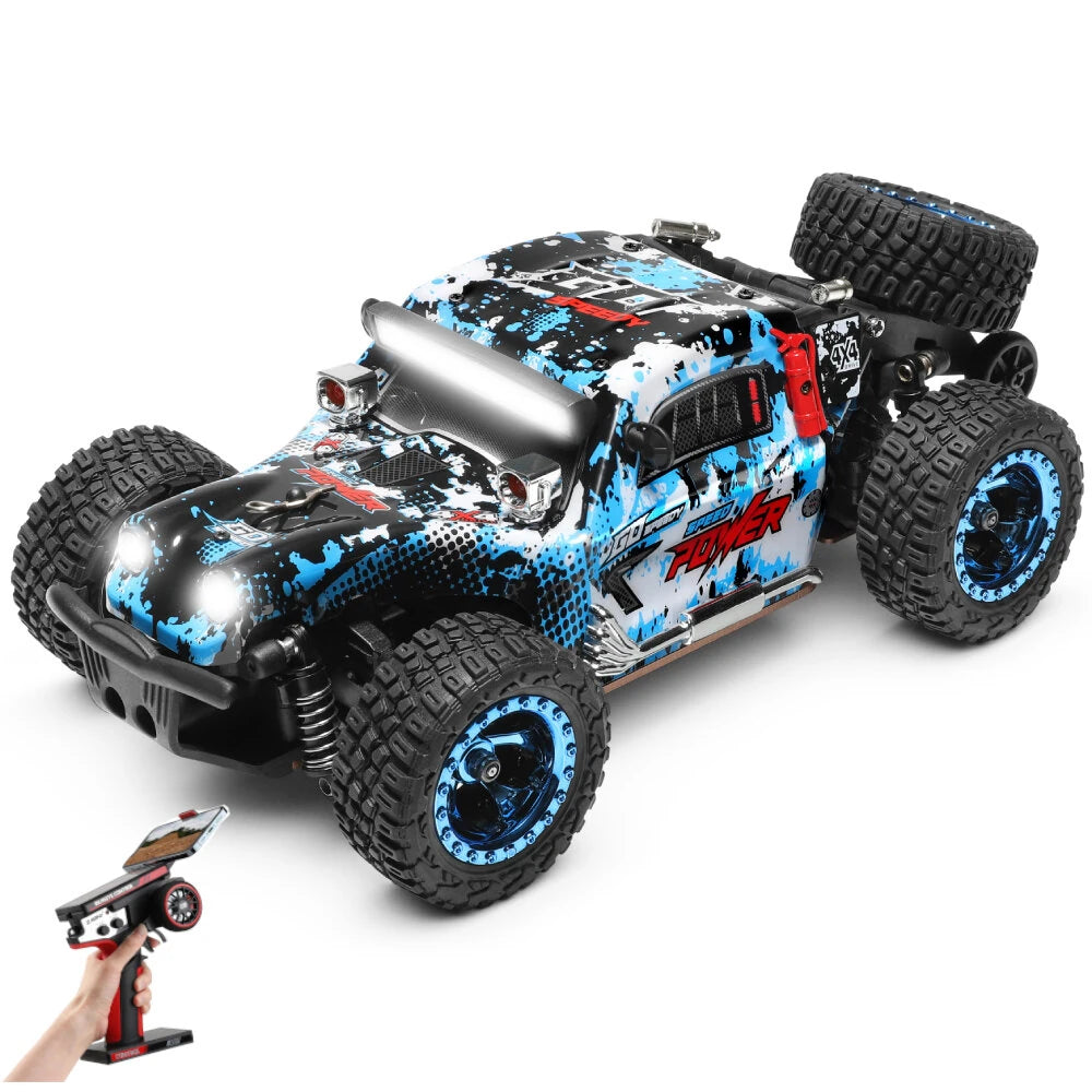 Wltoys 284161 RTR 1-28 2.4G 4WD RC Car Off-Road Climbing High Speed LED Light Truck Full Proportional Vehicles Models To
