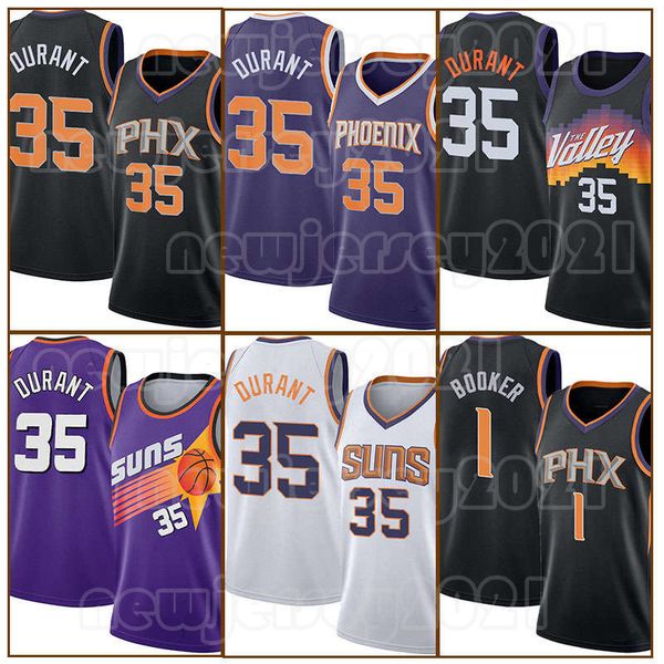 Kevin Durant Kyrie Irving Basketball Luka Doncic Jerseys 2 35 Retro Devin Booker 2023-2024 City Chris Paul Mesh DeAndre Ayton Mens Phoenixs