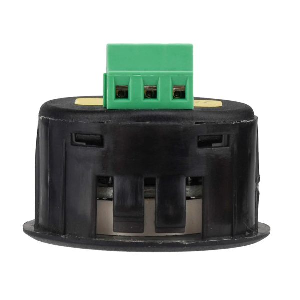 DC 5-100V LED Digital Display Round Voltmeter DC Digital Car Voltage Current Meter 1A 10A Volt Detector Tester Monitor red blue