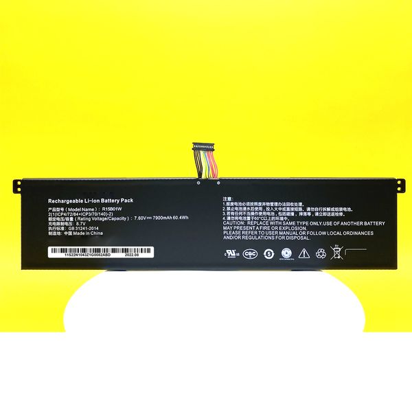 Tablet PC Batteries DODOMORN NEW R15B01W Battery For Xiaomi Pro 15.6&quot; GTX TM1701 Series Notebook Laptop 7.6V 7900mAh 60.04W