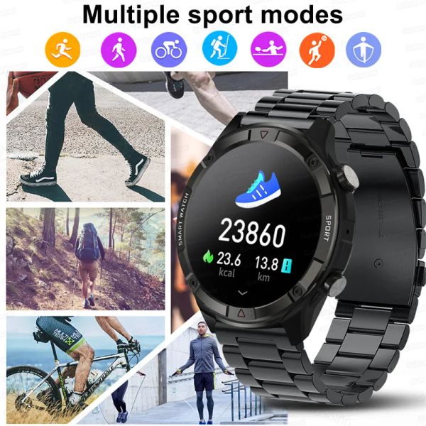 2023 New Bluetooth Call Watch 454*454 AMOLED 1.39 Inch Screen Smart Watch Always Display The Time 4GB Local Music Smartwatch Men