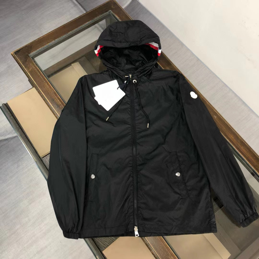 Monclely Fashion Designer Jacket Coat Caps Winter Autumn High Quality Baseball Slim Stylist Blue Black Men Women Windbreaker Outerwear Zipper Hoodie