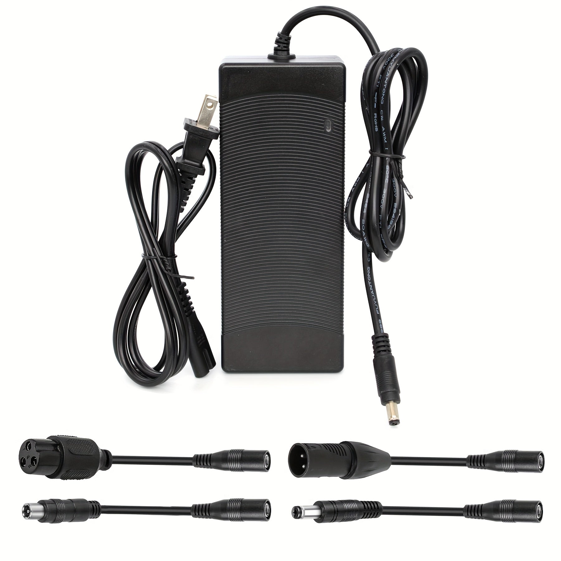 TEMU 54.6v 2a Electric Scooter Charger For 48v Charger Lithium Battery Compatible With Gxl V2, G2, G3, G4 8, 8 Pro 3 Prong Connector Power Adapter,