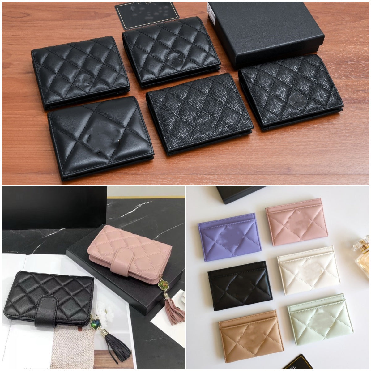 Fashion Designer Cute Card Holder wallet For women Candy colors purse With gift box