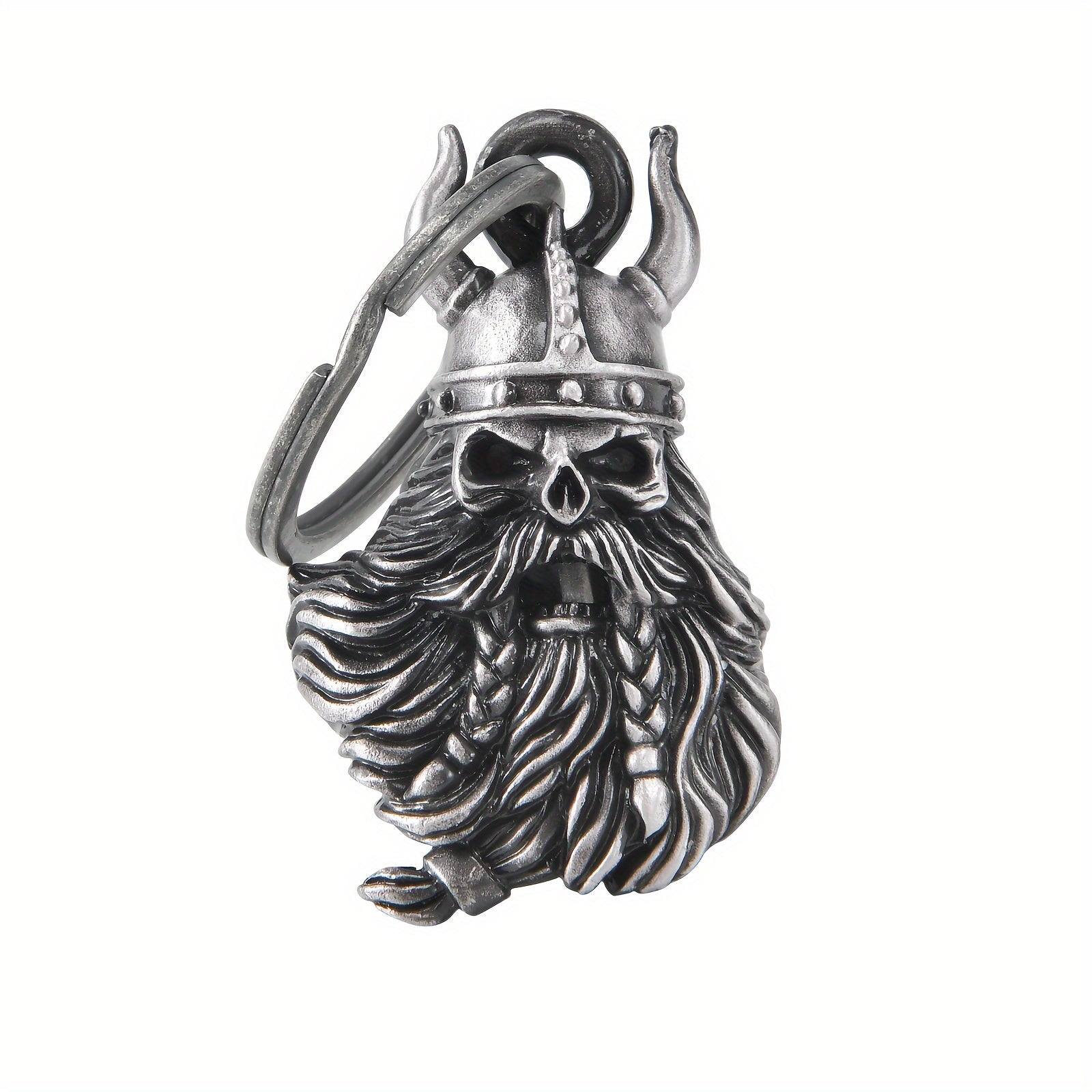 TEMU Cremlin-cuardian Bell, Helmet Beard Motorcycle Bell, Motorcycle Key Chain For Women Men W-hanger Bikers, Bell For , Good Luck Riding Bell Spirit