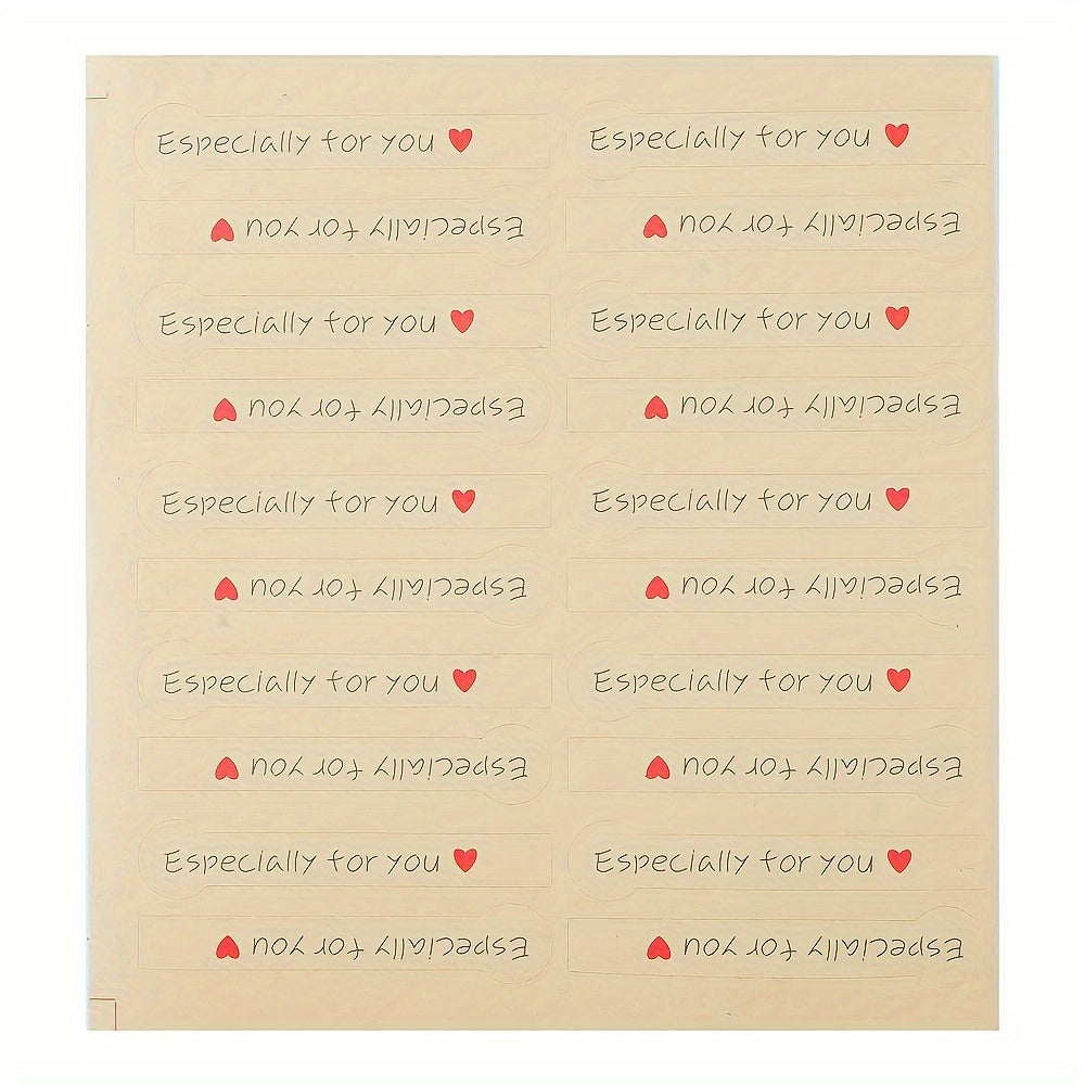 TEMU 200pcs For You Long Paper Sticker Scrapbooking Labels Gift Sticker, Self-adhesive Diy