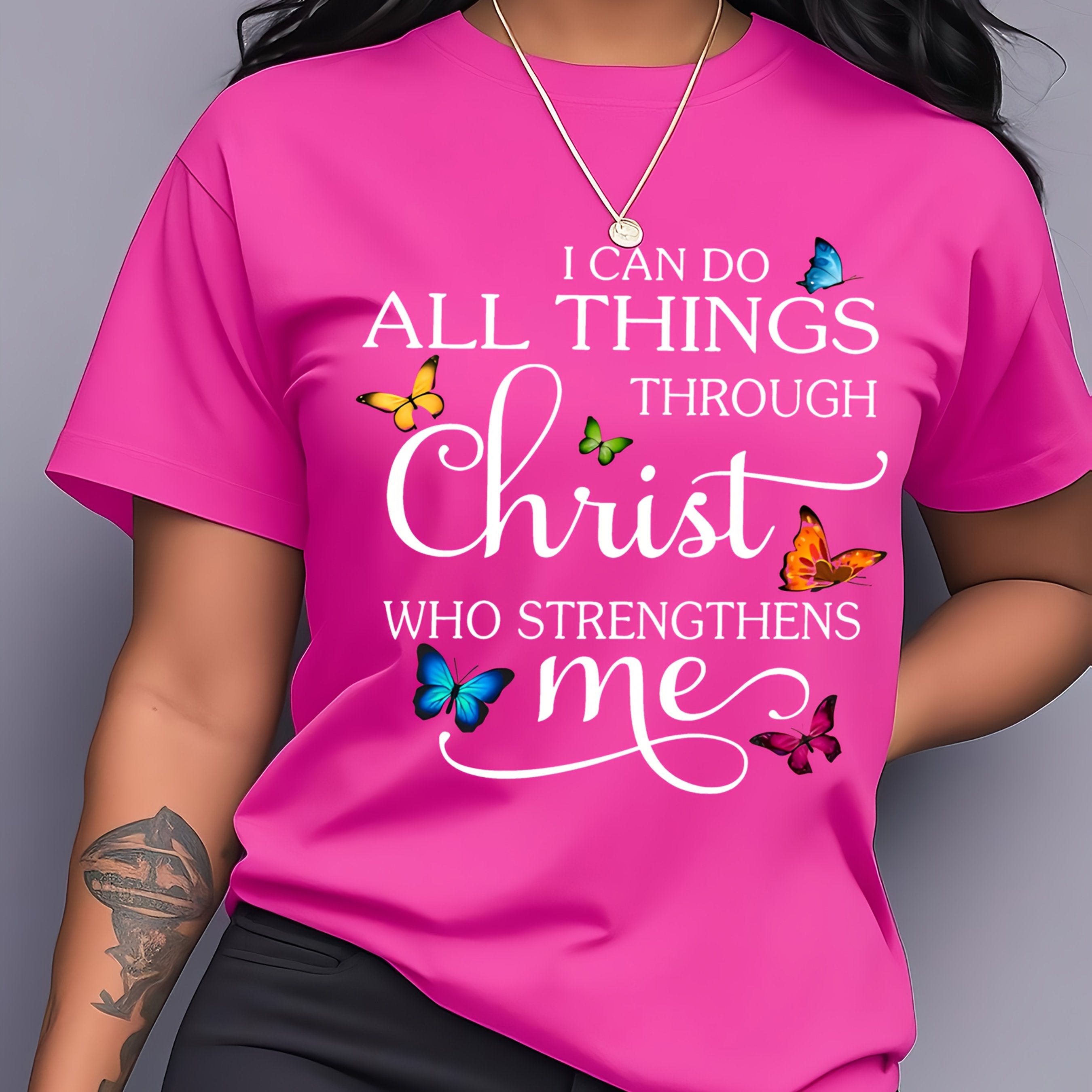 TEMU Summer Women's T-shirt, Soft Loose Version, High Quality Pattern Printing, Summer Thin Summer Women's T-shirt, Suitable For Summer, Spring And