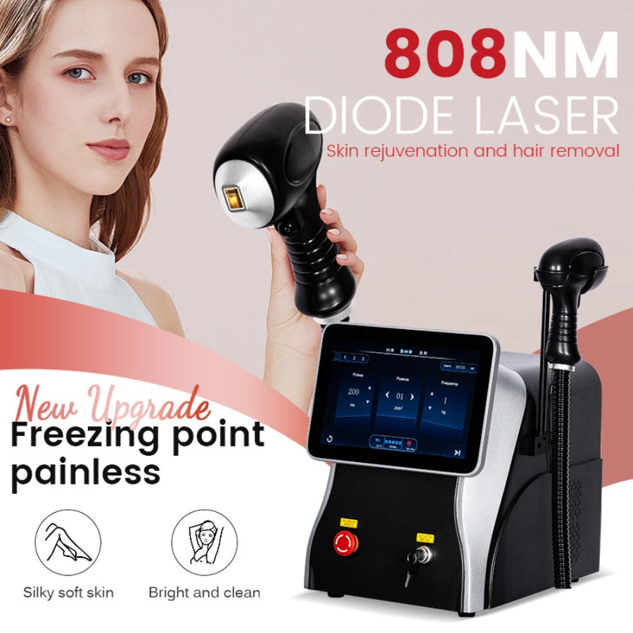 2025 New 3500W 808nm diode ice titanium body hair removal machine portable alexandrine device permanent hair removal 3 wavelength