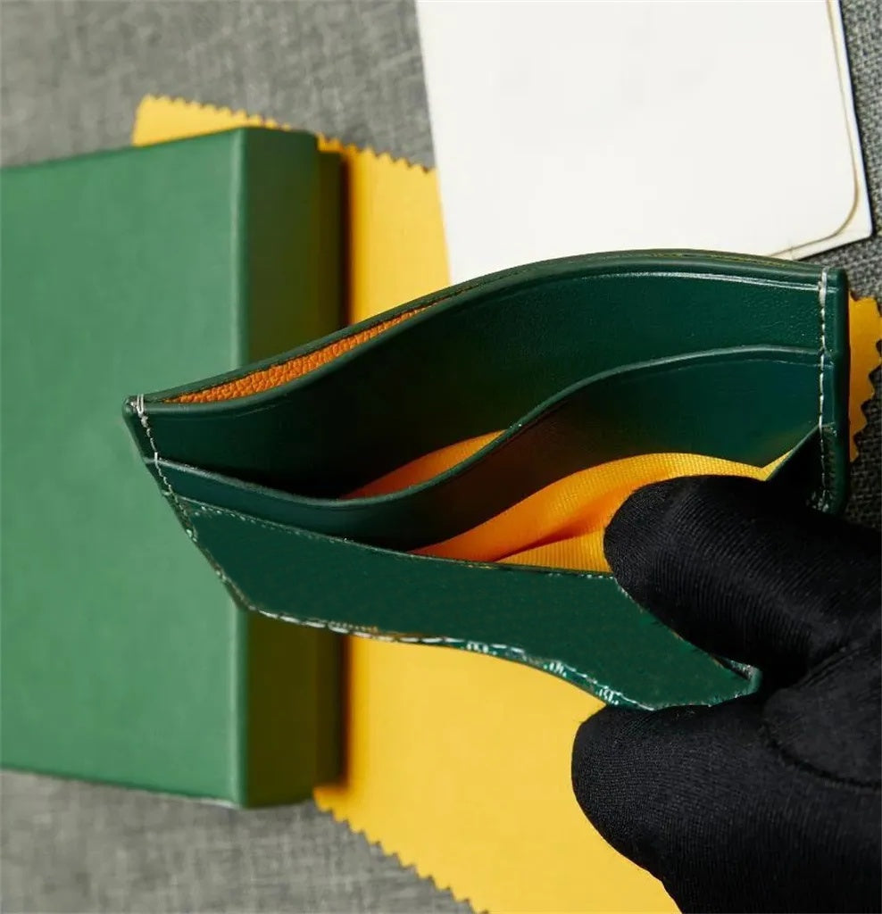 Genuine Leather Card Holders Designer Wallet Fashion Coin Purses Women Men Cardholder Key Pouch Passport Holders Card Wallet Mens Card Holder Bag Fa